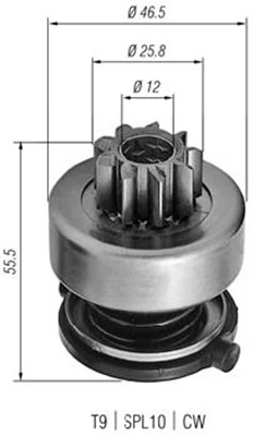 Pinion, starter